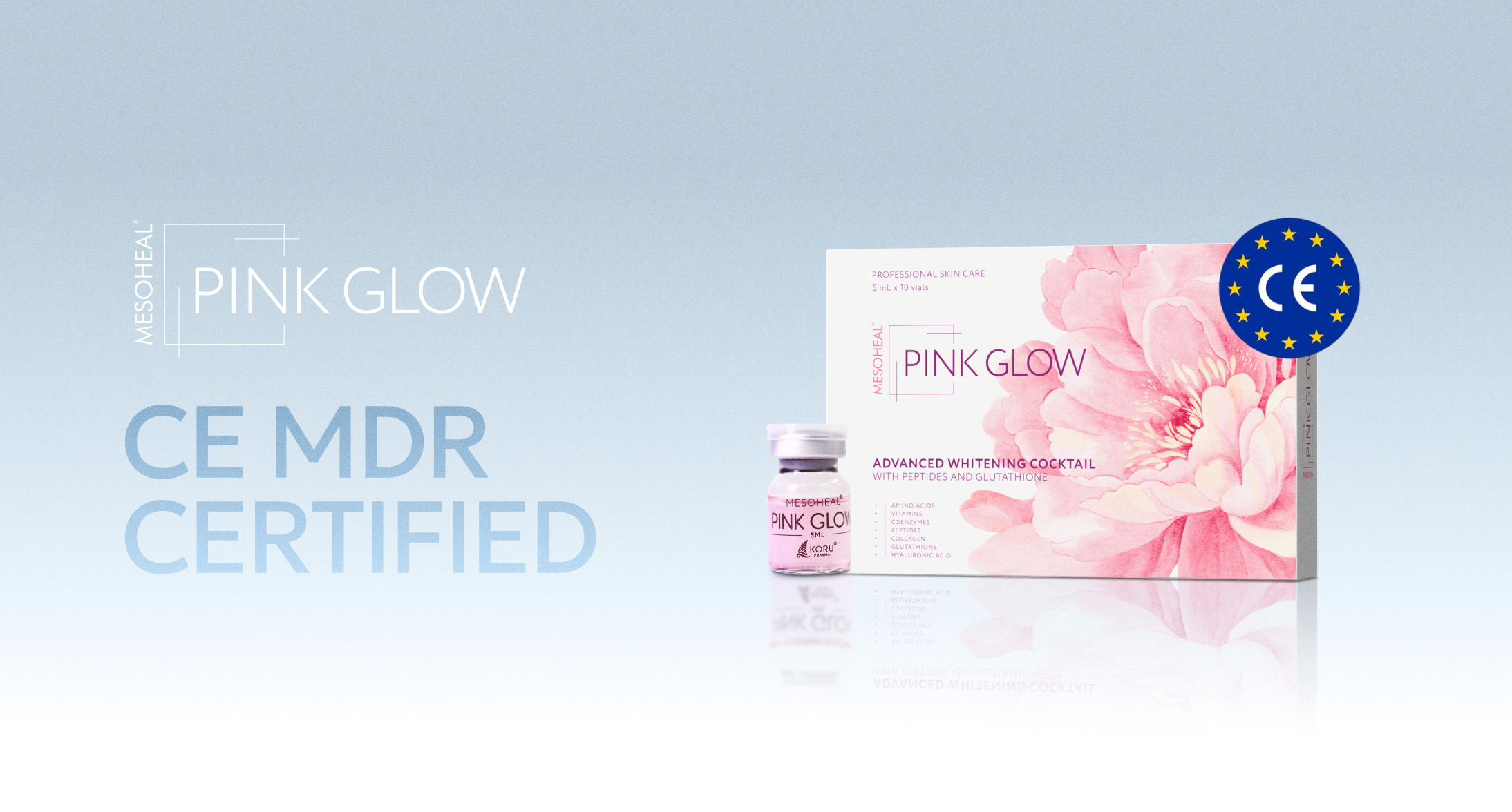 MESOHEAL® Pink Glow Receives CE MDR Certification