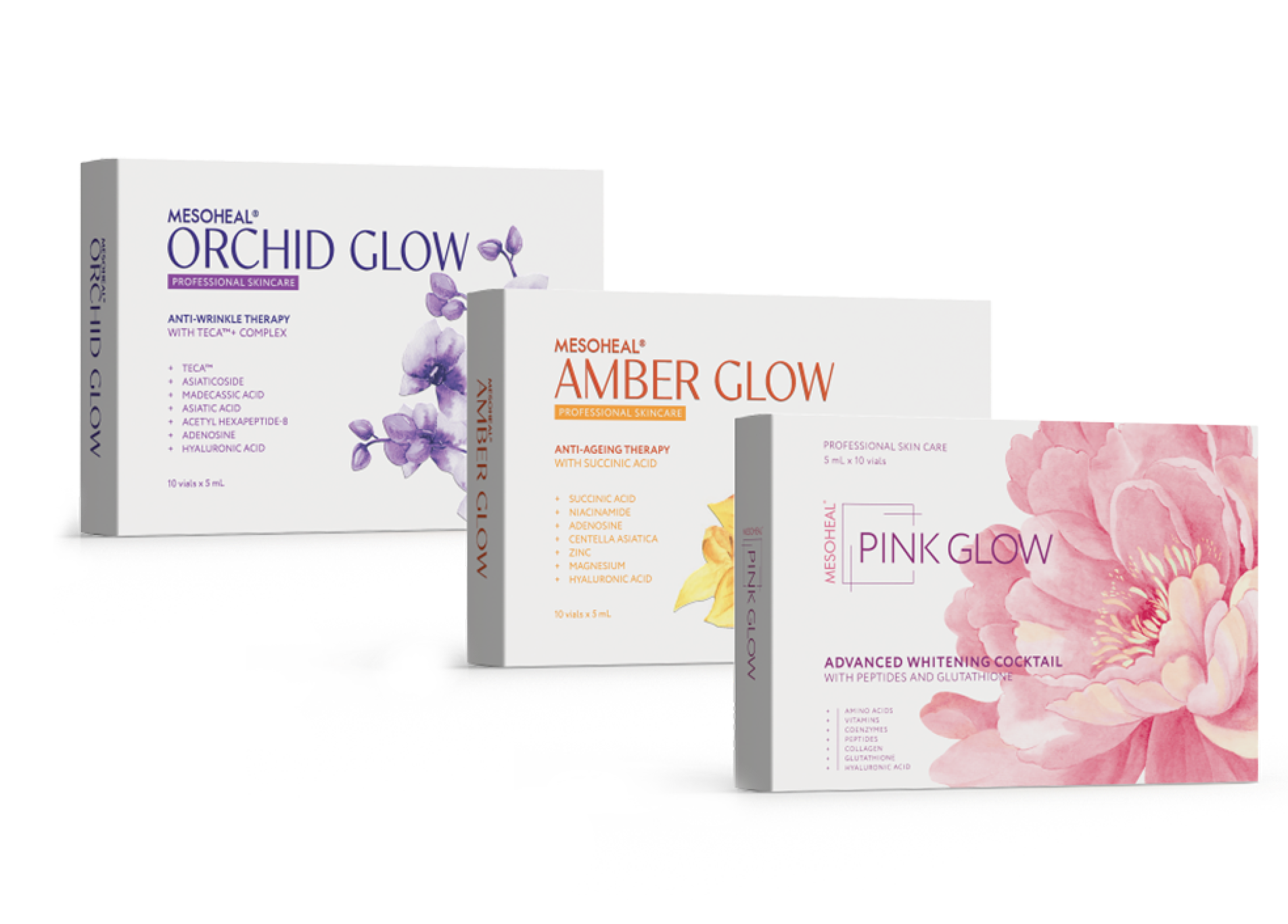 MESOHEAL Glow Series | Skinboosters for Hydration, Brightening & Anti-Aging